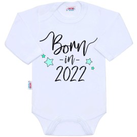 New Baby Body s potlačou Born in 2022
