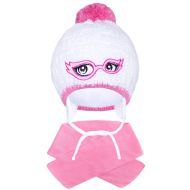New Baby Zimná detská pletená čiapočka so šálom