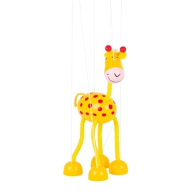 Goki Marioneta drevená Žirafa
