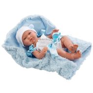 Asi Realistické bábätko Pablo 43cm, s modrou dekou - cena, porovnanie