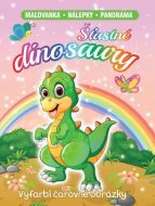 Šťastné dinosaury (Maľovanka - nálepky - panoráma) - cena, porovnanie