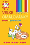 Velké omalovánky koníci a jednorožci - cena, porovnanie