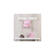 Asi Ružové šaty s čapicou pre bábätko Gordi 28cm - cena, porovnanie