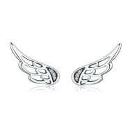 Emporial  strieborné náušnice Trblietavé anjelské krídla SCE343 - cena, porovnanie