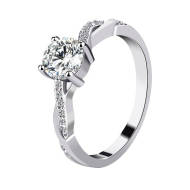 Emporial luxusný strieborný prsteň Prepletený MA-R0408d 10 61-63) - cena, porovnanie