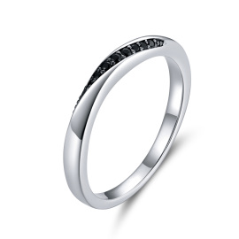 Emporial strieborný prsteň Minimalistická elegancia BSR130