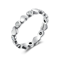 Emporial strieborný prsteň Symbol lásky SCR164 - cena, porovnanie