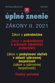 Zákony 2021 II aktualizácia II 8 - Trestný poriadok