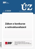 UZZ 2/2020 Zákon o konkurze a reštrukturalizácii - cena, porovnanie