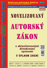 Novelizovaný autorský zákon 13/2020