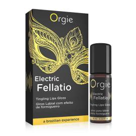 Orgie Electric Fellatio Vibrating Lip Gloss 10ml