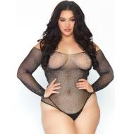 Leg Avenue Crystalized Fishnet Bodystocking - cena, porovnanie