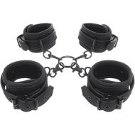 Fetish Submissive Ankle and Wrist Cuffs & Hogtie Set - cena, porovnanie