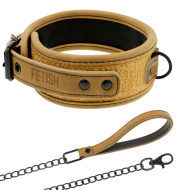 Fetish Submissive Collar With Leash - cena, porovnanie