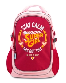 Baagl Supergirl Stay Calm batoh s pršiplášťom