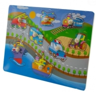 Tulimi Drevené zábavné puzzle Ulica - cena, porovnanie