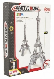 Teddies Stavebnica kovová Eiffelova veža 225ks