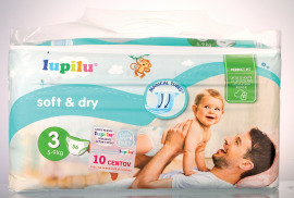 Lupilu Detské plienky Midi 3, 56 kusov