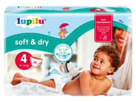 Lupilu Detské plienky Maxi 4, 50 kusov