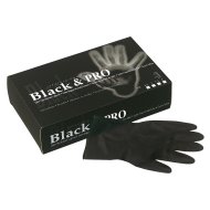 Sibel Rukavice latex Black & Pro 20ks - cena, porovnanie