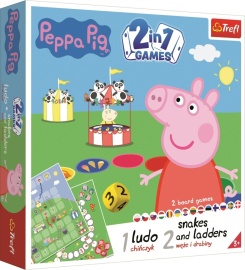 Trefl Peppa Pig Človeče nehnevaj sa - Hady a rebríky