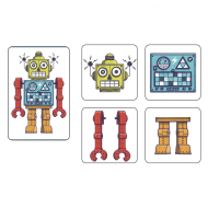 Djeco Roboti: Kartová pamäťová kooperatívna hra - cena, porovnanie