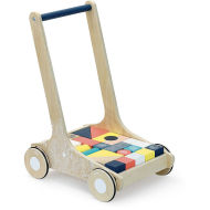 Vilac Drevený vozík s farebnými kockami Canopée - cena, porovnanie