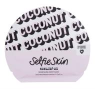 Pink Coconut Oil Sheet Mask Selfie Skin 1ks - cena, porovnanie