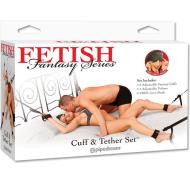 Fetish Fantasy Cuff And Tether Set - cena, porovnanie