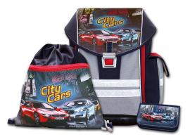 Emipo Školský taškový set ERGO ONE City Cars 3-dielny