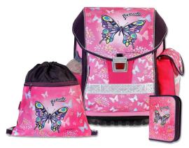 Emipo Školský taškový set ERGO ONE Butterfly 3-dielny