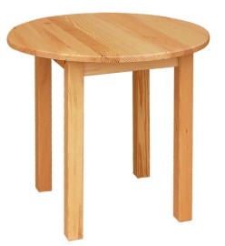 Domidrevo Okrúhly stôl - ST07: Borovica 60cm
