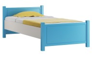 Domidrevo Detská posteľ: Biela - fialová 80x200cm - cena, porovnanie