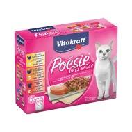 Vitakraft Poésie DéliSauce multipack s mäsom 6x85g - cena, porovnanie