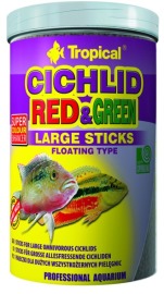 Tropical Cichlid Red & Green Large Sticks 250ml