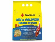Tropical Koi-Goldfish Basic sticks 5L - cena, porovnanie