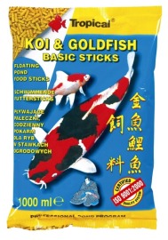 Tropical Koi & goldfish basic sticks 1L