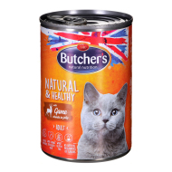 Butchers Natural & Healthy Cat s jelením mäsom 400g - cena, porovnanie