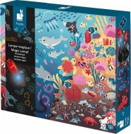 Janod Magické puzzle Oceán s baterkou 24ks - cena, porovnanie