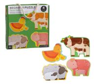 Petitcollage Prvé puzzle Zvieratá z farmy 18ks - cena, porovnanie