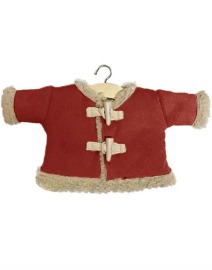 Minikane Okrový kabát pre bábiky