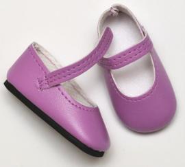 Paola Reina Topánky pre bábiky Nízke fialové sandálky