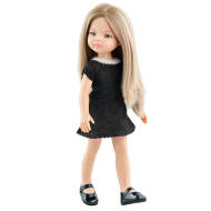 Paola Reina Oblečenie pre bábiky Čierne šaty Manica - cena, porovnanie