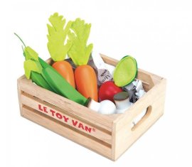 Le Toy Van Drevená debnička so zeleninou
