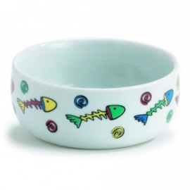 Beeztees Miska s dekorací porcelánová 11cm