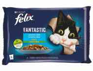 Felix Fantastic Lahodný výber so zeleninou v želé, losos a pstruh 4x85g - cena, porovnanie