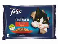 Felix Fantastic Lahodný výber v želé, kura a hovädzie 4x85g - cena, porovnanie