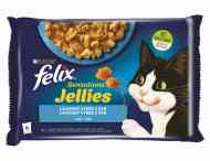 Felix Sensations Jellies Lahodný výber z rýb v želé, losos a tmavá treska 4x85g - cena, porovnanie