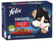 Felix Fantastic Lahodný výber v želé, hovädzie, kura, jahňa a králik 12x85g - cena, porovnanie