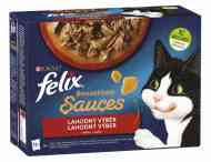 Felix Sensations Sauces Lahodný výber v omáčke, morka, kačica, jahňa a hovädzie 12x85g - cena, porovnanie